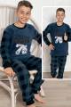 Купить Пижама синяя утепленная для мальчика-подростка "Boys 76" Minimoon 0232 на КидБутик Пижама синяя утепленная для мальчика-подростка "Boys 76" Minimoon 0232 - фото