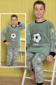 Купить Пижама зеленая утепленная для мальчика "Football Star" Minimoon 6155 на КидБутик Пижама зеленая утепленная для мальчика "Football Star" Minimoon 6155 - фото