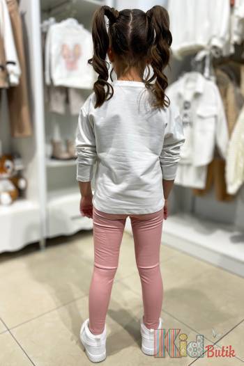Купити Лосини утеплені пудрового кольору Best Kids БК23-12200Рож на КідБутік Лосини утеплені пудрового кольору Best Kids БК23-12200Рож