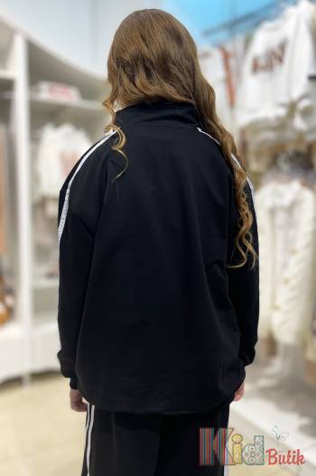 Купить Костюм спортивный черный с лампасами "С" MiniModa Мі23-29(3834М) на КидБутик Костюм спортивный черный с лампасами "С" MiniModa Мі23-29(3834М)