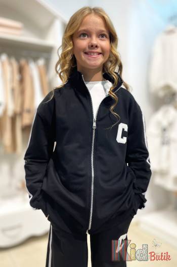 Купить Костюм спортивный черный с лампасами "С" MiniModa Мі23-29(3834М) на КидБутик Костюм спортивный черный с лампасами "С" MiniModa Мі23-29(3834М)