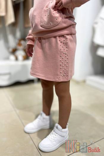 Купить Юбка пудрового цвета для девочки Best Kids БК23-12223 на КидБутик Юбка пудрового цвета для девочки Best Kids БК23-12223