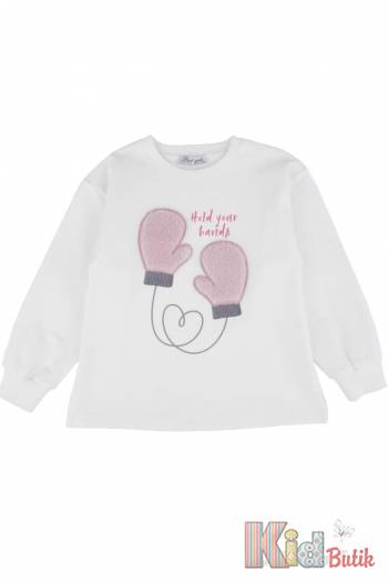 Купити Реглан молочного кольору для дівчинки Best Kids БК23-12274 на КідБутік Реглан молочного кольору для дівчинки Best Kids БК23-12274