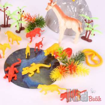 Купить Игровой мини-набор Дикие Животные Fun Banka 320385 на КидБутик Игровой мини-набор Дикие Животные Fun Banka 320385
