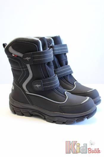 Купити Черевики високі чорні на липучках для хлопчика KangaROOS 23-18780-000-5003 на КідБутік Черевики високі чорні на липучках для хлопчика KangaROOS 23-18780-000-5003