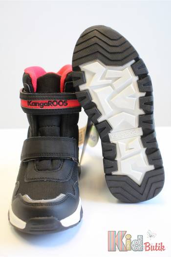 Купити Черевики утеплені чорні зі вставками для хлопчика KangaROOS 23-18929-000-5053 на КідБутік Черевики утеплені чорні зі вставками для хлопчика KangaROOS 23-18929-000-5053