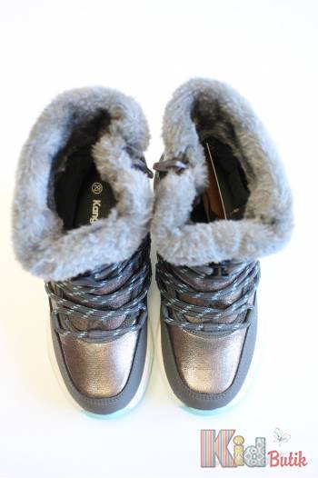 Купить Сапоги серого цвета для девочки KangaROOS 23-10114-000-2057 на КидБутик Сапоги серого цвета для девочки KangaROOS 23-10114-000-2057