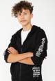 Купить Толстовка черного цвета с белыми надписями для мальчика. Reporter Young Р23-64(0555В-15-100) на КидБутик Толстовка черного цвета с белыми надписями для мальчика. Reporter Young Р23-64(0555В-15-100) - фото 7