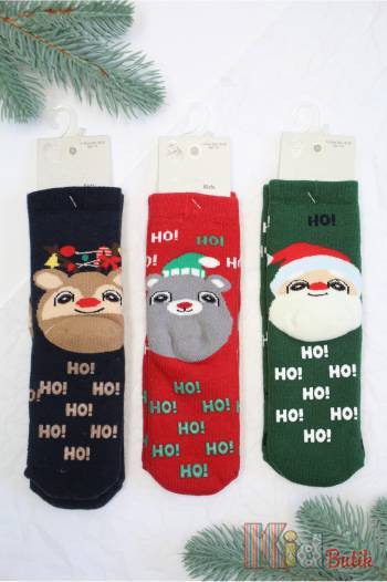 Купить Носки махровые новогодние "Ho-ho-ho" для ребенка 9-10 лет Katamino 23-К25071 на КидБутик Носки махровые новогодние "Ho-ho-ho" для ребенка 9-10 лет Katamino 23-К25071