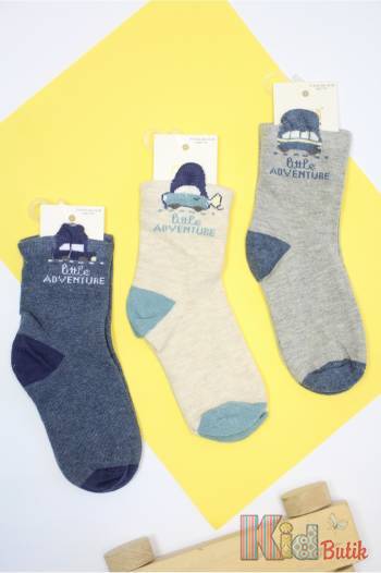 Купить Носки "Little Adventure" для мальчика 1-2 года Arti 23-210037 на КидБутик Носки "Little Adventure" для мальчика 1-2 года Arti 23-210037