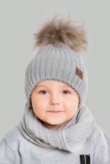 Купить Шапка серая с помпоном "Вальтер" для мальчика Elf Kids Ел23-58 Сір на КидБутик Шапка серая с помпоном "Вальтер" для мальчика Elf Kids Ел23-58 Сір