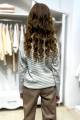 Купить Кофта прямого фасона в полоску для девочки MiniModa Мі23-36Крем(1607 на КидБутик Кофта прямого фасона в полоску для девочки MiniModa Мі23-36Крем(1607 - фото 2