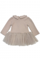 Купить Платье бежевого цвета для девочки Lilax Kids 23-98065 на КидБутик Платье бежевого цвета для девочки Lilax Kids 23-98065 - фото 2