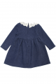 Купить Платье теплое синего цвета для девочки Lilax Kids 23-98072 на КидБутик Платье теплое синего цвета для девочки Lilax Kids 23-98072 - фото 2
