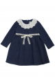 Купить Платье теплое синего цвета для девочки Lilax Kids 23-98072 на КидБутик Платье теплое синего цвета для девочки Lilax Kids 23-98072 - фото