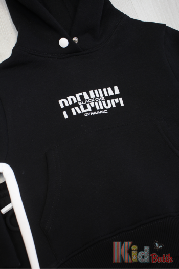 Купить Костюм спортивный утепленный 2-ка черный без декора Black One Kids ВК23-10Чор(ВК039) на КидБутик Костюм спортивный утепленный 2-ка черный без декора Black One Kids ВК23-10Чор(ВК039)