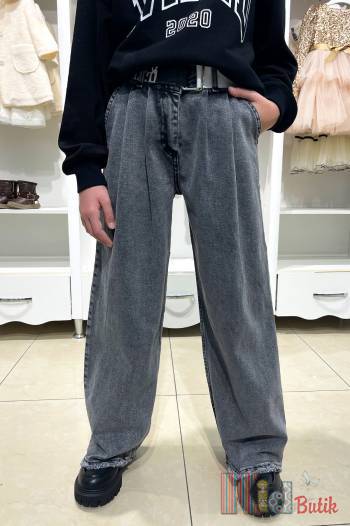 Купити Джинси-палаццо сірого кольору для дівчинки A-yugi Jeans Аю24-10(9428) на КідБутік Джинси-палаццо сірого кольору для дівчинки A-yugi Jeans Аю24-10(9428)
