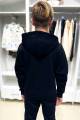 Купить Толстовка утепленная черного цвета для мальчика A-yugi Jeans Аю23-49(454) на КидБутик Толстовка утепленная черного цвета для мальчика A-yugi Jeans Аю23-49(454) - фото 2