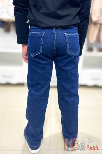 Купить Джинсы прямые синего цвета для мальчика A-yugi Jeans Аю24-1(5399) на КидБутик Джинсы прямые синего цвета для мальчика A-yugi Jeans Аю24-1(5399)