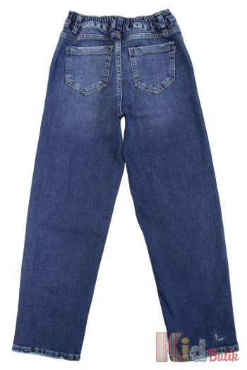 Купить Джинсы прямые синего цвета для мальчика A-yugi Jeans Аю24-5Сн(5403) на КидБутик Джинсы прямые синего цвета для мальчика A-yugi Jeans Аю24-5Сн(5403)