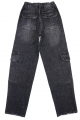 Купить Джинсы-карго черного цвета для мальчика A-yugi Jeans Аю24-4(5404) на КидБутик Джинсы-карго черного цвета для мальчика A-yugi Jeans Аю24-4(5404) - фото 6