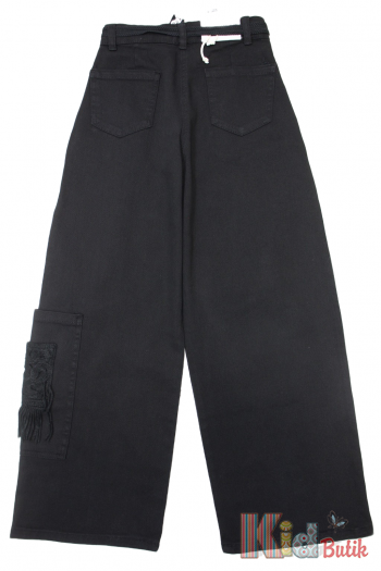 Купити Джинси-палаццо чорного кольору для дівчинки A-yugi Jeans Аю24-3Чор(9418) на КідБутік Джинси-палаццо чорного кольору для дівчинки A-yugi Jeans Аю24-3Чор(9418)