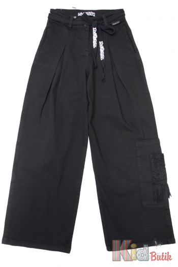 Купити Джинси-палаццо чорного кольору для дівчинки A-yugi Jeans Аю24-3Чор(9418) на КідБутік Джинси-палаццо чорного кольору для дівчинки A-yugi Jeans Аю24-3Чор(9418)