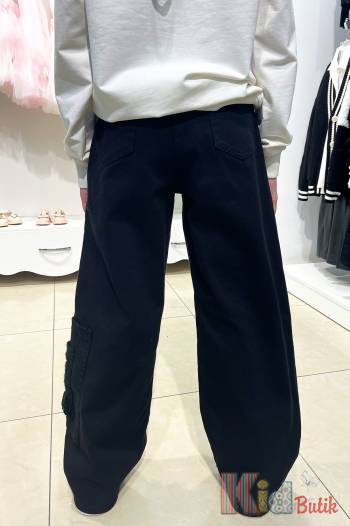 Купити Джинси-палаццо чорного кольору для дівчинки A-yugi Jeans Аю24-3Чор(9418) на КідБутік Джинси-палаццо чорного кольору для дівчинки A-yugi Jeans Аю24-3Чор(9418)