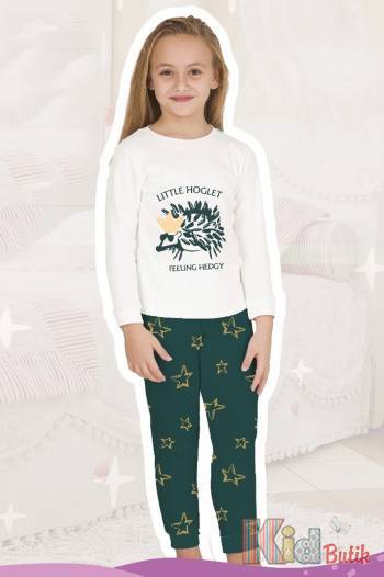 Купить Пижама с ежиком для девочки Elmas Kids Ел23-4006 на КидБутик Пижама с ежиком для девочки Elmas Kids Ел23-4006