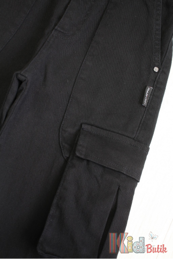 Купити Джинси карго чорні універсальні A-yugi Jeans Аю24-12(5435) на КідБутік Джинси карго чорні універсальні A-yugi Jeans Аю24-12(5435)
