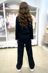 Купить Костюм 3-ка для девочки черный с пиджаком Brows Kids ВР24-2Чор(3101) на КидБутик Костюм 3-ка для девочки черный с пиджаком Brows Kids ВР24-2Чор(3101)