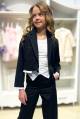Купити Костюм 3-ка для дівчинки чорний з піджаком Brows Kids ВР24-2Чор(3101) на КідБутік Костюм 3-ка для дівчинки чорний з піджаком Brows Kids ВР24-2Чор(3101) - фото 5