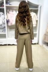 Купить Костюм 3-ка для девочки бежевый с пиджаком Brows Kids ВР24-2Беж(3101) на КидБутик Костюм 3-ка для девочки бежевый с пиджаком Brows Kids ВР24-2Беж(3101)