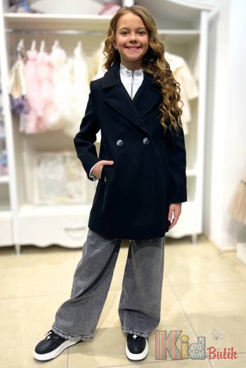 Купить Пальто черного цвета для девочки Suzie Сю24-7(CT005-Y2F06) на КидБутик Пальто черного цвета для девочки Suzie Сю24-7(CT005-Y2F06)