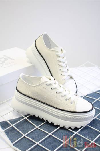 Купить Кеды белые на высокой подошве с темным кантом Abby Shoes Аб24-29Біл на КидБутик Кеды белые на высокой подошве с темным кантом Abby Shoes Аб24-29Біл
