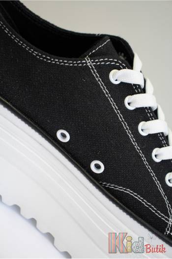 Купити Кеди чорні на високій підошві для дівчинки Abby Shoes Аб24-29Чор на КідБутік Кеди чорні на високій підошві для дівчинки Abby Shoes Аб24-29Чор