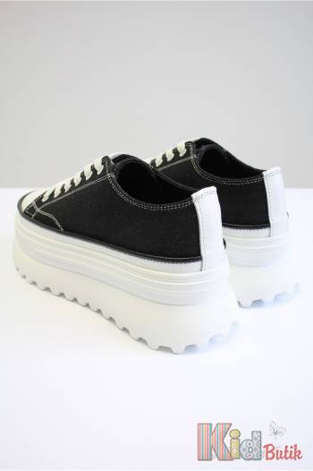Купити Кеди чорні на високій підошві для дівчинки Abby Shoes Аб24-29Чор на КідБутік Кеди чорні на високій підошві для дівчинки Abby Shoes Аб24-29Чор