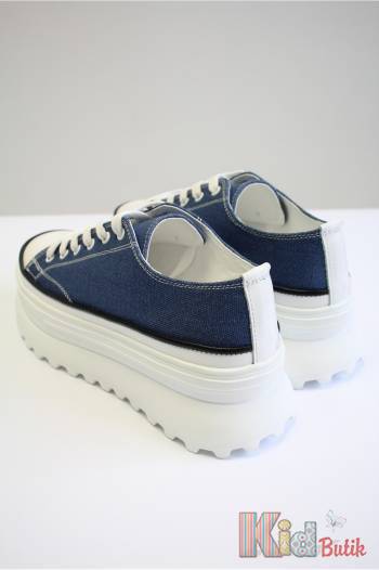 Купити Кеди сині на високій підошві з темним кантом Abby Shoes Аб24-29Син на КідБутік Кеди сині на високій підошві з темним кантом Abby Shoes Аб24-29Син