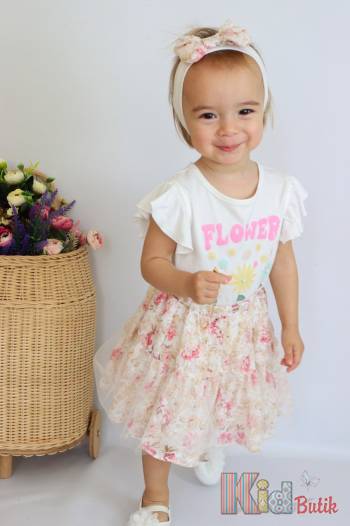 Купити Костюм 3-ка "Flower" для маленької дівчинки Serkon Се24-0466 на КідБутік Костюм 3-ка "Flower" для маленької дівчинки Serkon Се24-0466