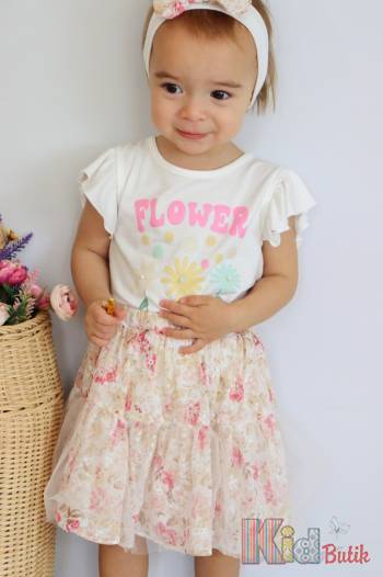 Купити Костюм 3-ка "Flower" для маленької дівчинки Serkon Се24-0466 на КідБутік Костюм 3-ка "Flower" для маленької дівчинки Serkon Се24-0466