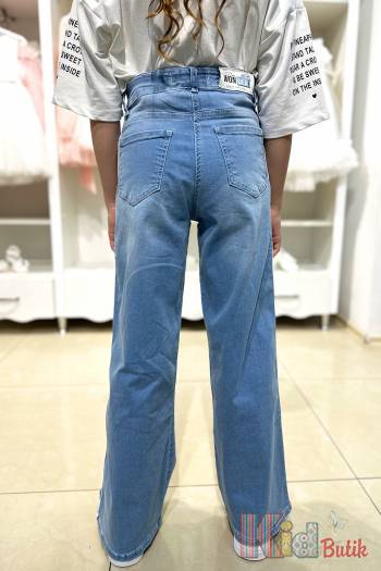 Купить Джинсы палаццо для девочки A-yugi Jeans Аю24-18 на КидБутик Джинсы палаццо для девочки A-yugi Jeans Аю24-18
