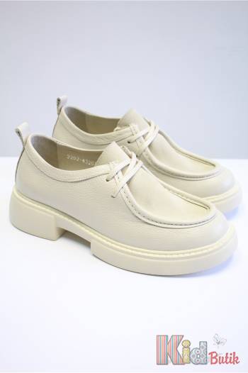 Купити Туфлі-лофери бежеві для дівчинки Bistfor 24-43207/420/147 на КідБутік Туфлі-лофери бежеві для дівчинки Bistfor 24-43207/420/147