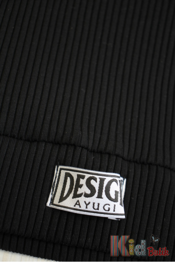 Купить Топ черного цвета в рубчик для девочки A-yugi Jeans Аю24-16Чорн(7234) на КидБутик Топ черного цвета в рубчик для девочки A-yugi Jeans Аю24-16Чорн(7234)