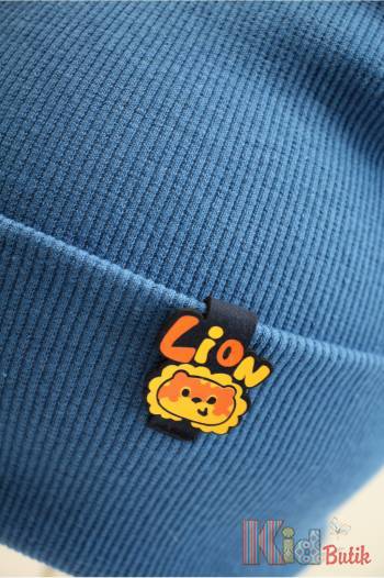 Купити Шапка синя з левеням "Lion" для хлопчика Інші бренди А24-5Сн(3410) на КідБутік Шапка синя з левеням "Lion" для хлопчика Інші бренди А24-5Сн(3410)
