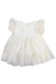 Купить Платье в рельефные точечки для маленькой девочки MYMIO baby Му24-5633ekru на КидБутик Платье в рельефные точечки для маленькой девочки MYMIO baby Му24-5633ekru - фото 2