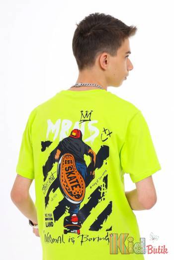Купити Футболка салатова "Skate" для хлопчика Marions Мр24-11(7810) на КідБутік Футболка салатова "Skate" для хлопчика Marions Мр24-11(7810)