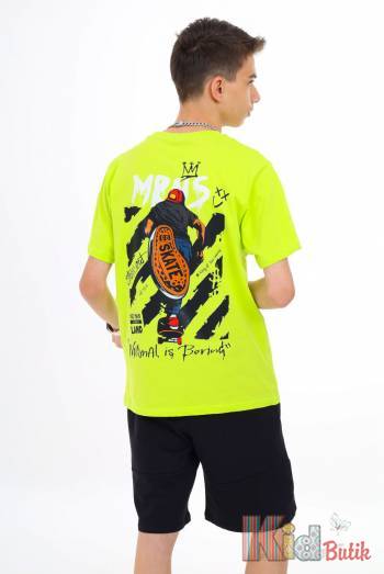 Купити Футболка салатова "Skate" для хлопчика Marions Мр24-11(7810) на КідБутік Футболка салатова "Skate" для хлопчика Marions Мр24-11(7810)
