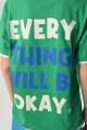Купити Футболка зелена "Every Thing Will Be Okay" для хлопчика Marions Мр24-32(7814) на КідБутік Футболка зелена "Every Thing Will Be Okay" для хлопчика Marions Мр24-32(7814) - фото 6