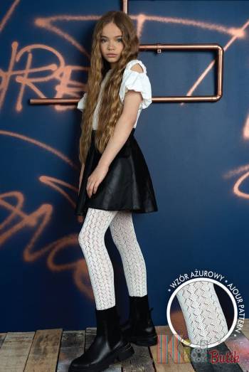 Купить Колготки молочные "Sequoia" для девочки Knittex DR2224 на КидБутик Колготки молочные "Sequoia" для девочки Knittex DR2224
