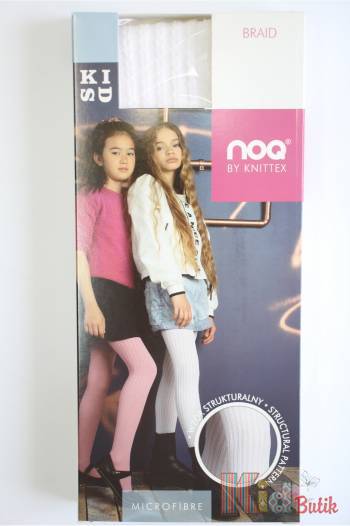 Купити Колготки білі "Braid" для дівчинки Knittex DR2229-б на КідБутік Колготки білі "Braid" для дівчинки Knittex DR2229-б
